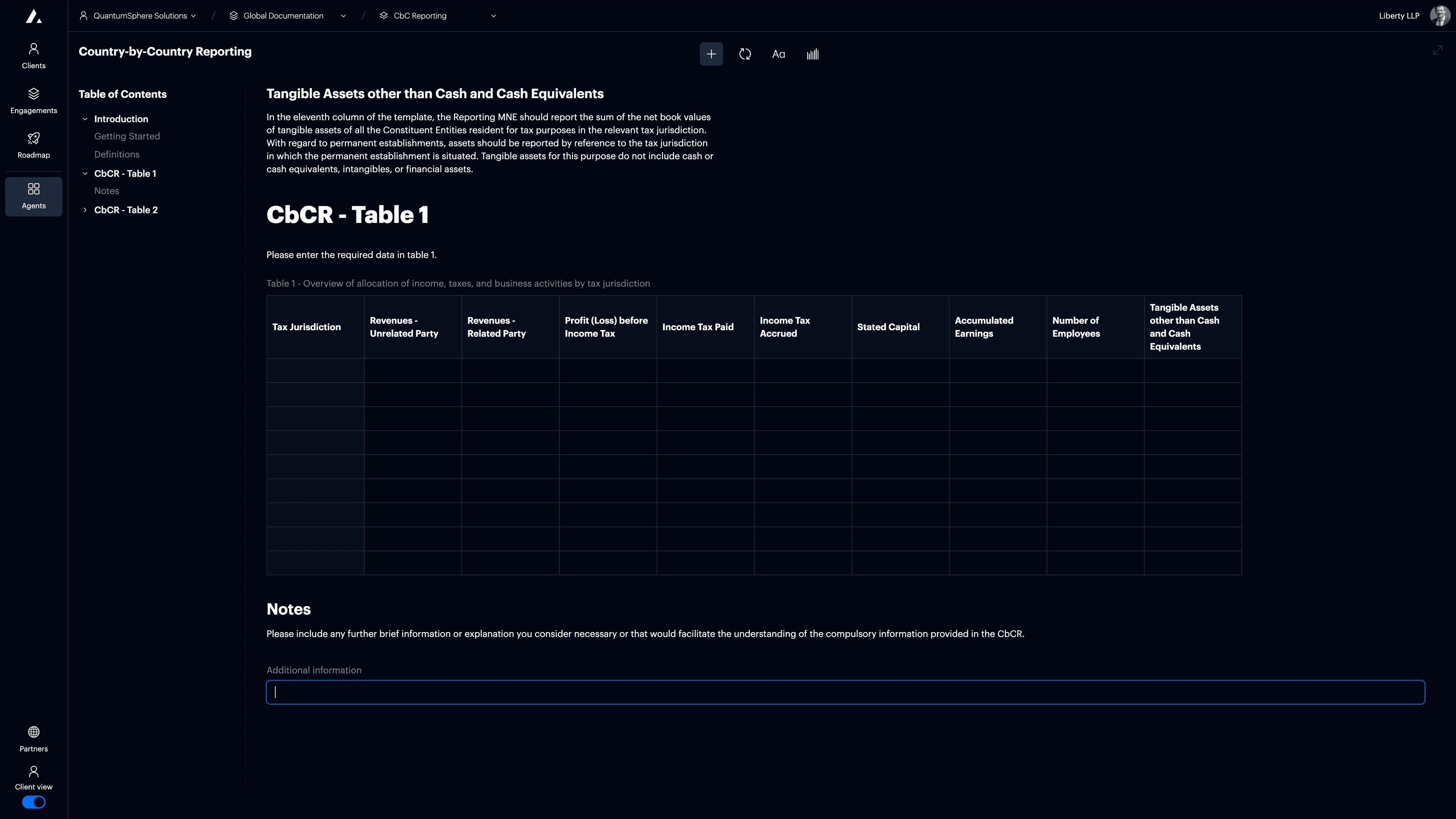 Dynamic information requests.